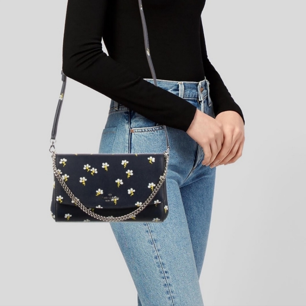 Kate Spade Convertible Flowered Medium Crossbody RETIRED